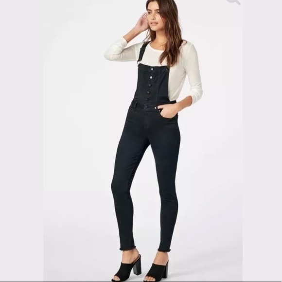 JustFab Denim - Overalls Skinny Denim Overalls 33 JustFab